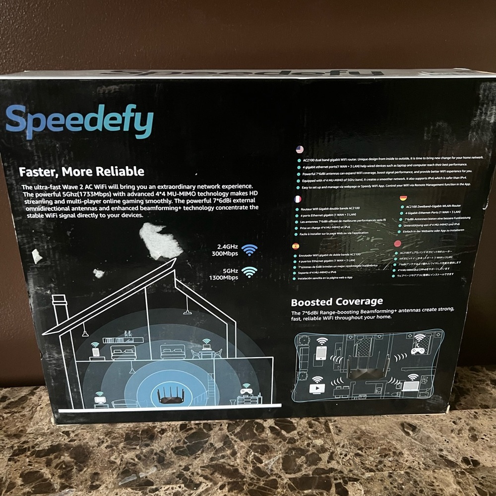 Speedefy AC2100 Smart WiFi Router - Picture 4 of 4